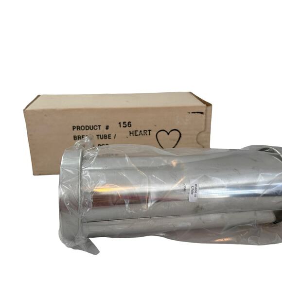 Pampered Chef Bread Tube New in Box Star Heart Discontinued Set of 2 Vintage - Picture 15 of 16
